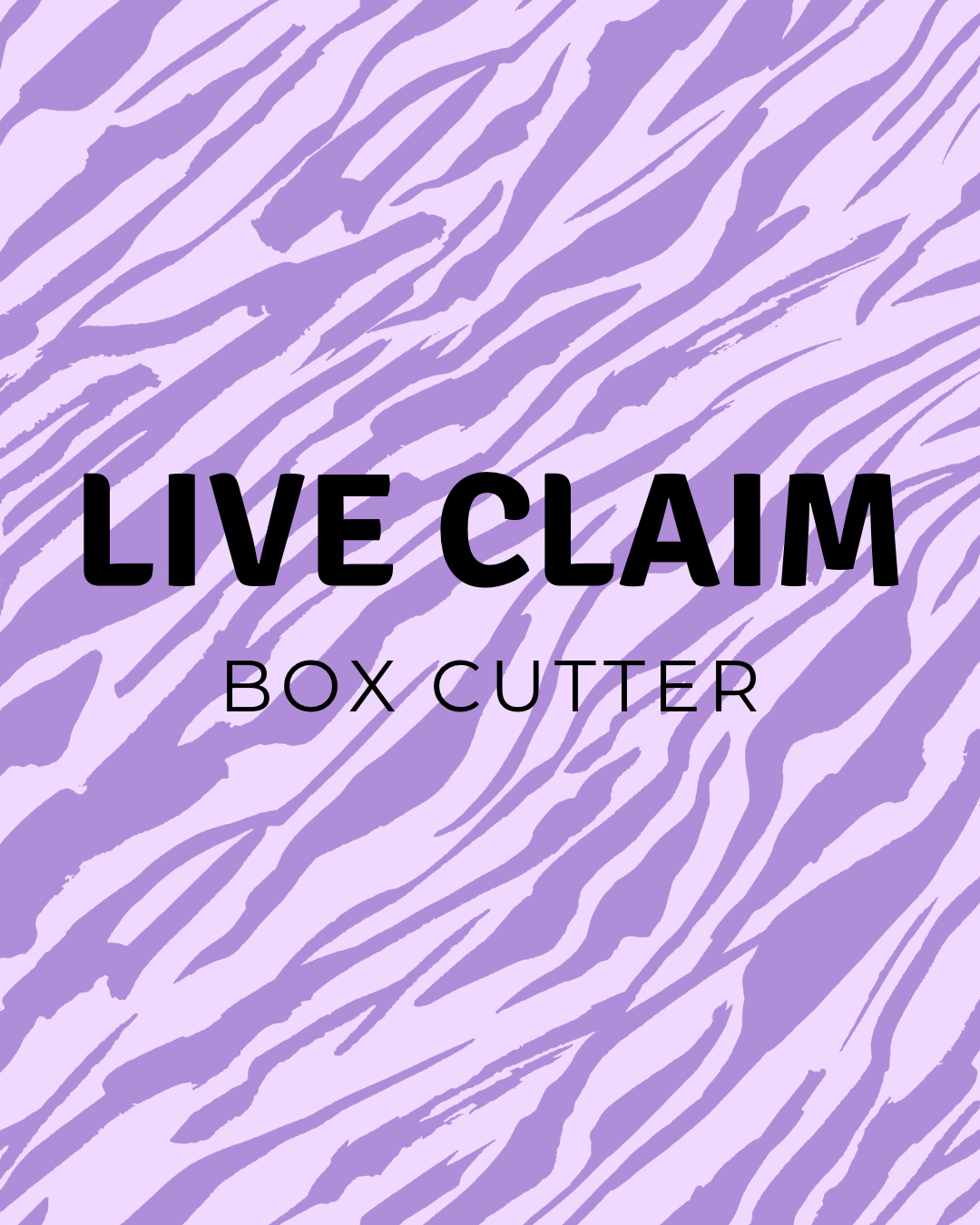 Live Claim - Box Cutter